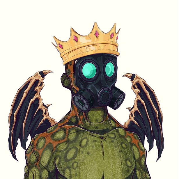 Original MOB Collective artwork: The Crowned One